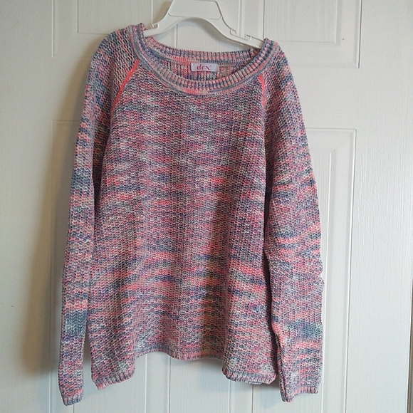 Dex Multicolored Sweater Girls size 14 - Picture 1 of 8